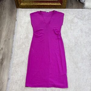 Zara Purple Midi Dress Size M